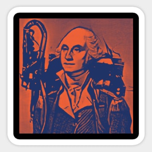 George Washington Ghostbuster Sticker